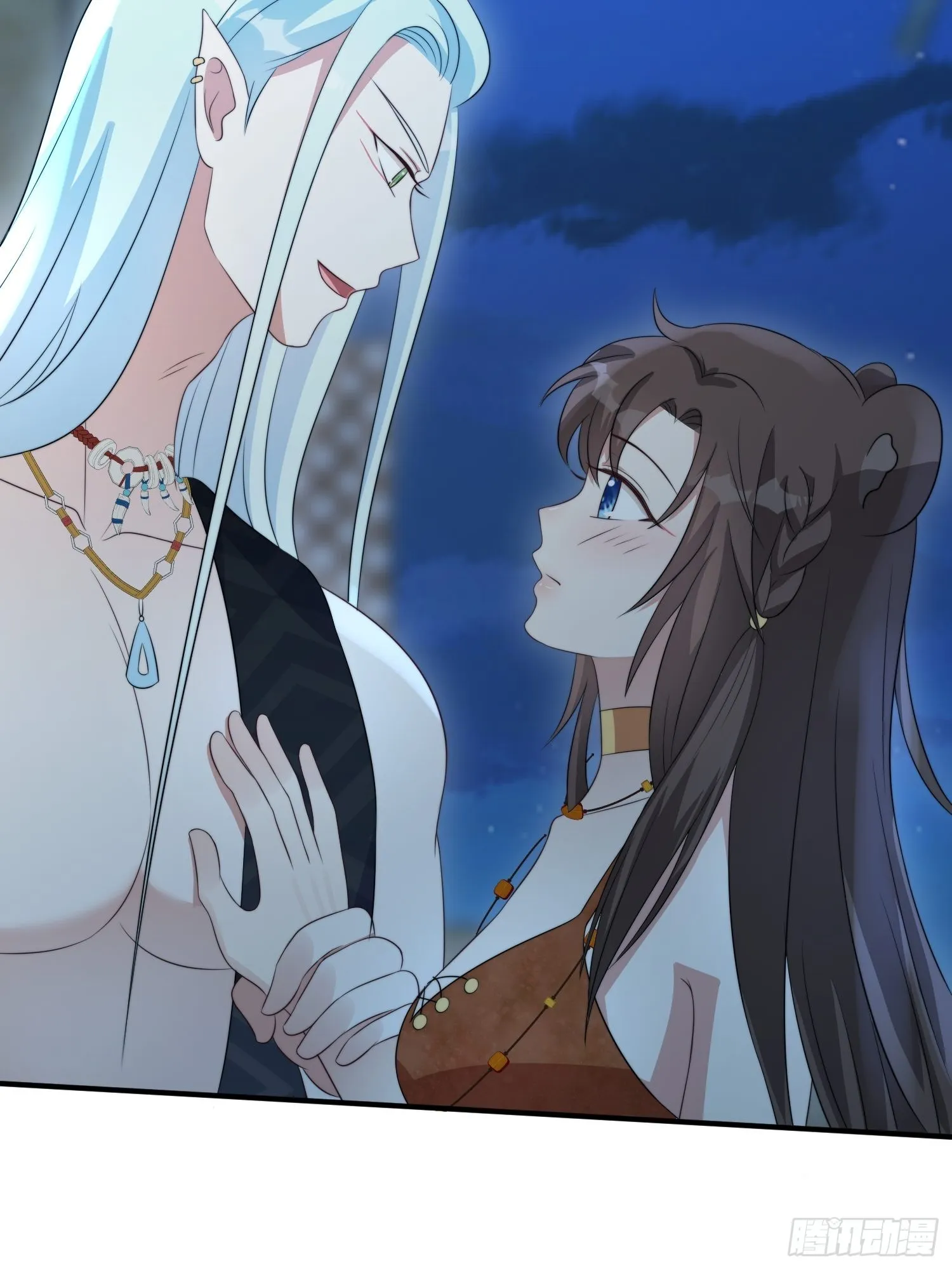 穿成兽人娇妻后我慌了漫画,61 熟人相见5图