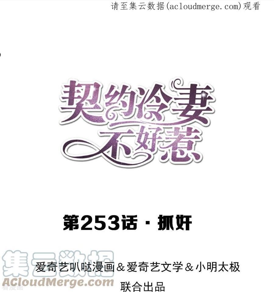 契约冷妻不好惹29集漫画,第253话 抓奸1图