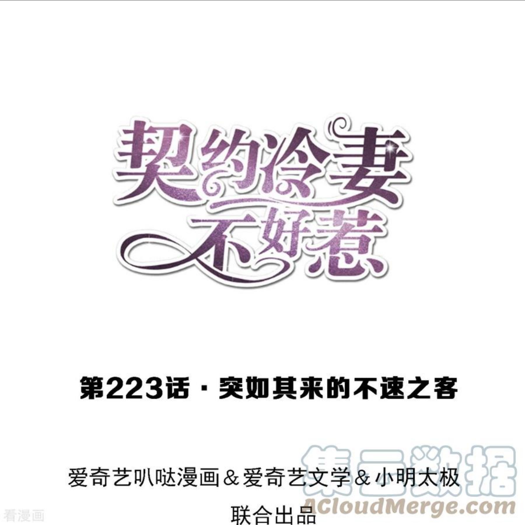 契约冷妻不好惹漫画免费阅读全集漫画,第223话 突如其来的不速之客1图