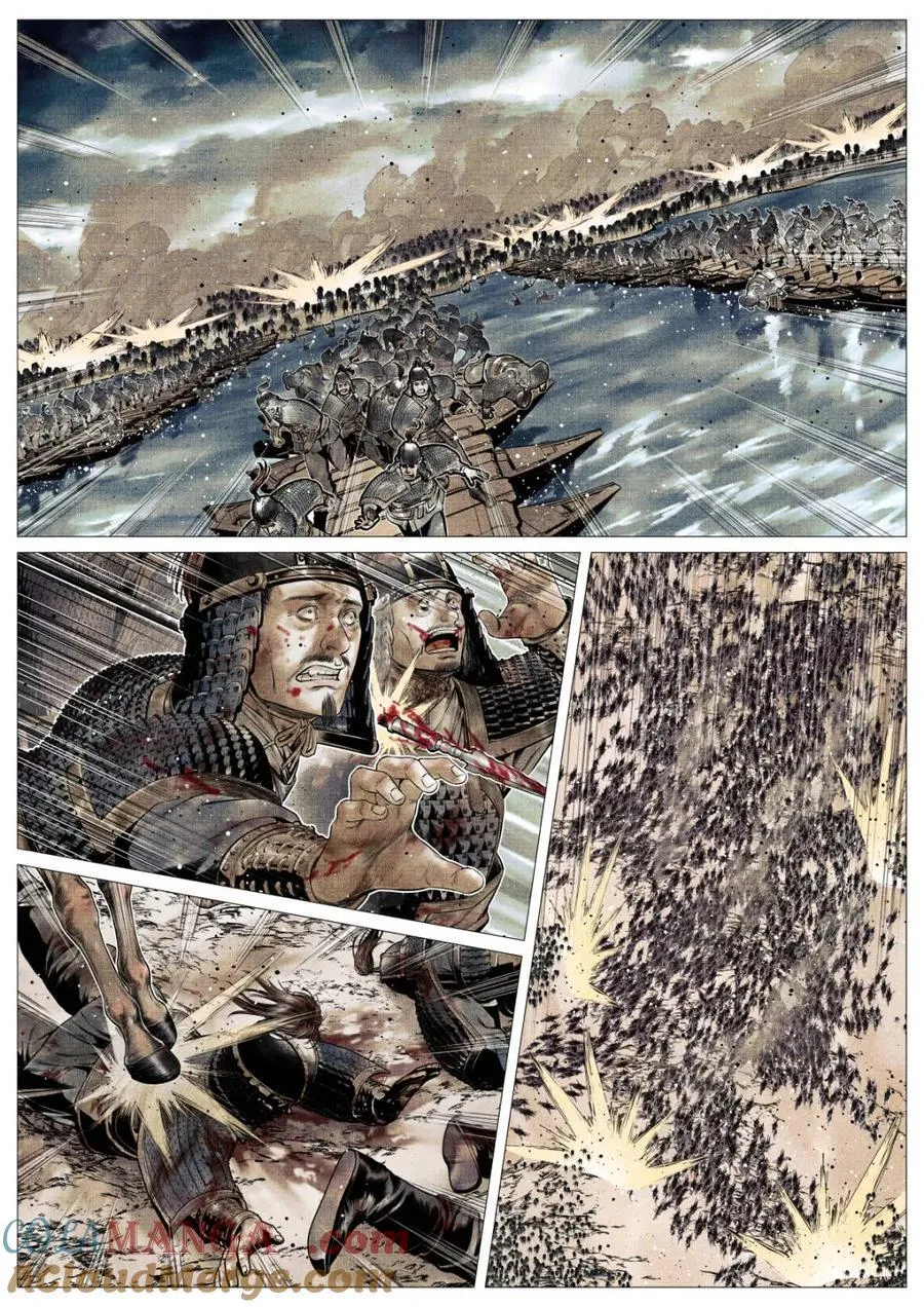 绍宋txt下载漫画,第117话 115 渡河3图
