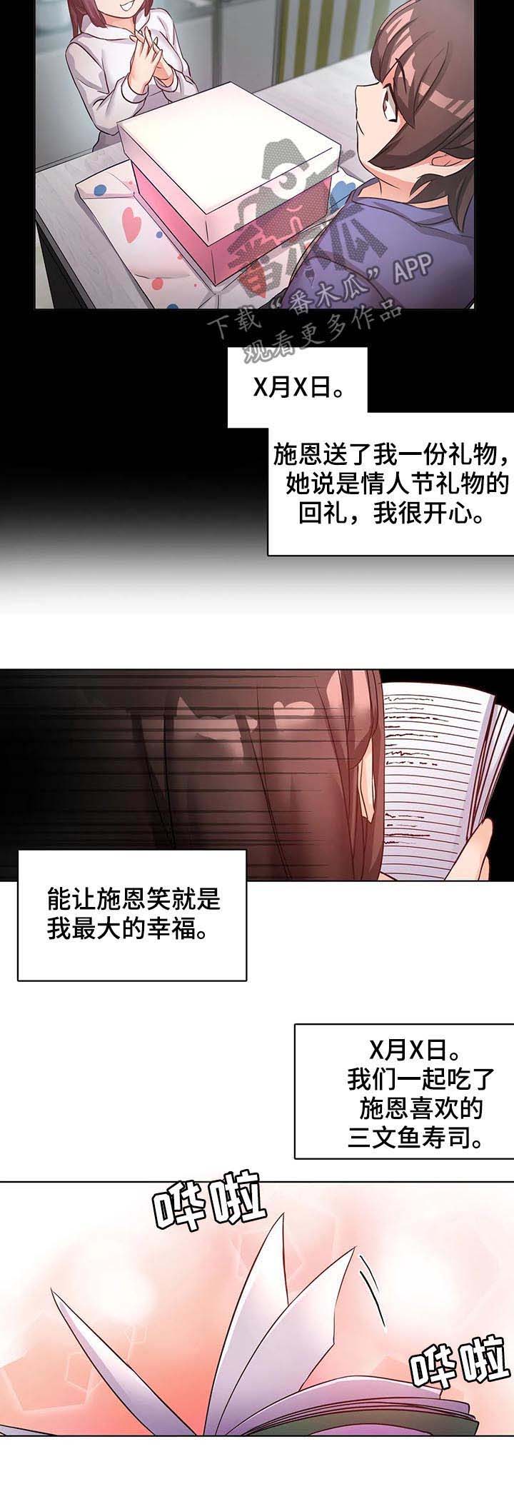 陌生的我小说漫画,第8章：爱的记录5图