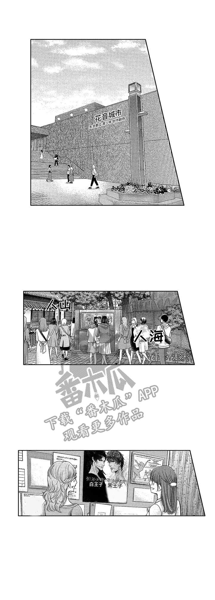 芭蕾王子视频漫画,第11章：眼神凶恶1图