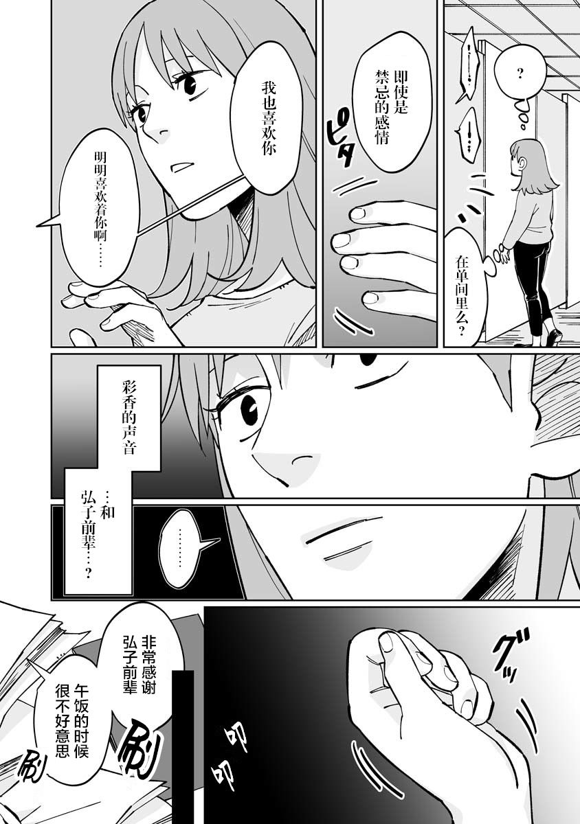 彩香酱想诱惑弘子前辈在线漫画,第4话4图