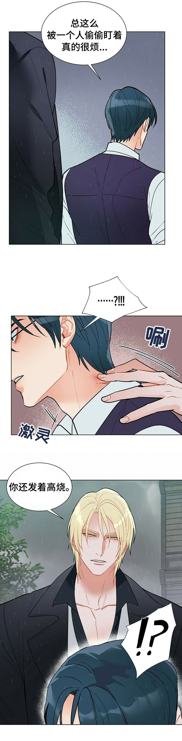 黑渡鸦幼鸟饲养漫画,第67章：身边的人1图