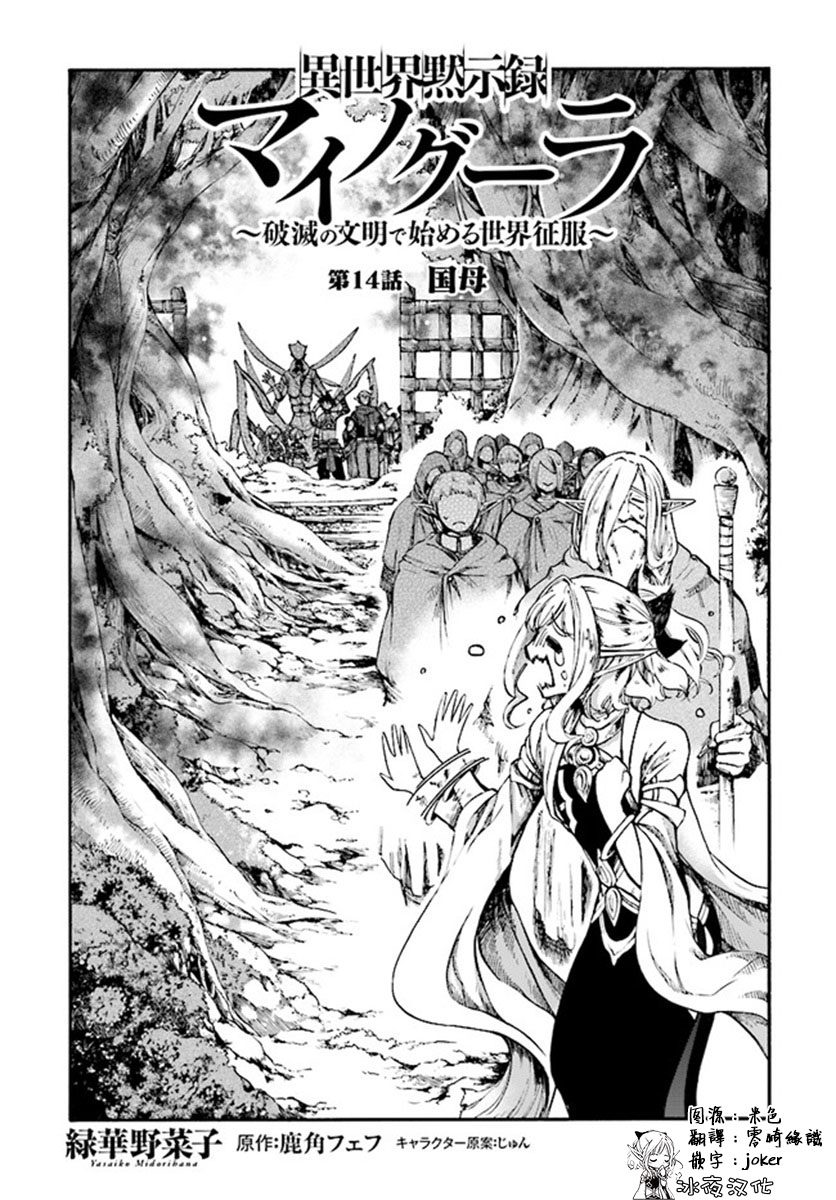 异世界默示录米诺戈拉 小说漫画,第14.1话1图