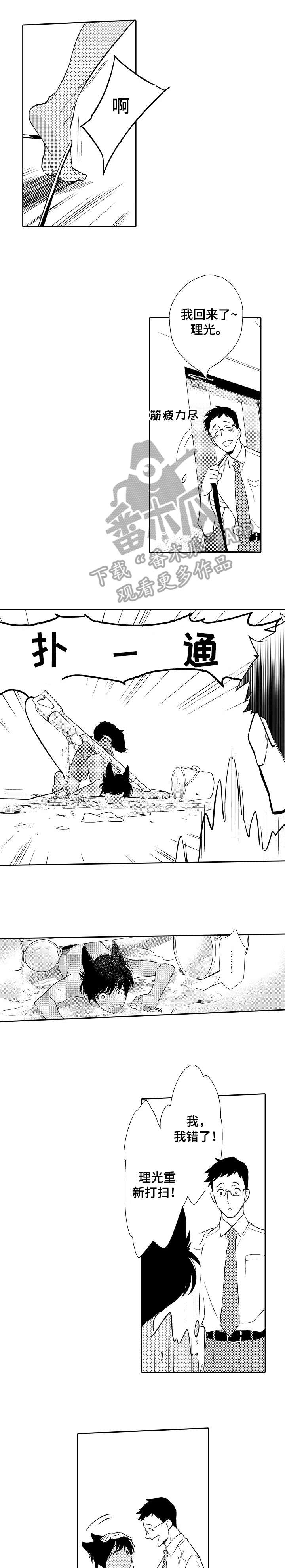 他带我长大我陪他变老漫画,第10章：狼藉5图