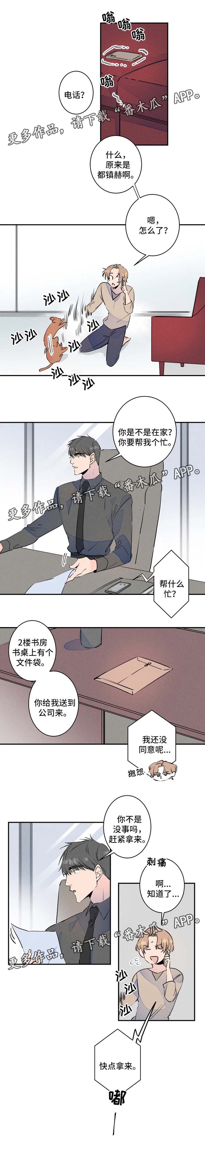 结婚合适漫画,第25章：送文件2图