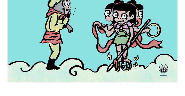 绘画基础入门教程漫画,第245话 如果哪吒有弟弟3图